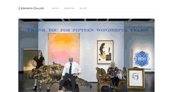 Desktop Screenshot of jjohnsongallery.com