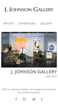 Mobile Screenshot of jjohnsongallery.com